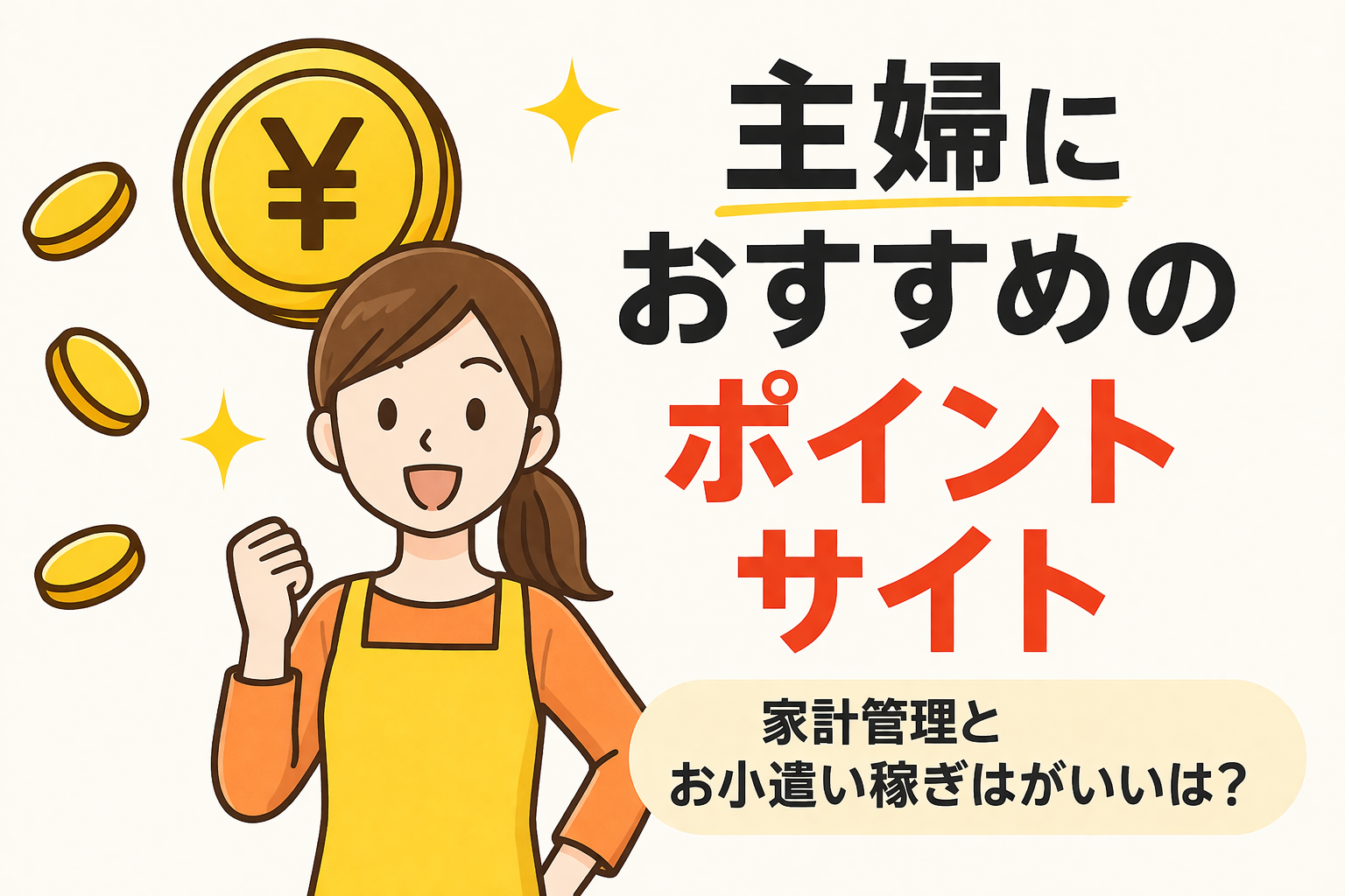 主婦におすすめのポイントサイト|家計管理と相性がいいのは?