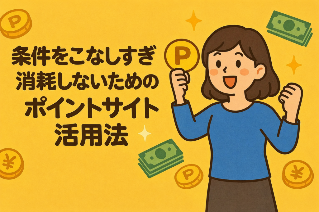 案件をこなしすぎて消耗しないためのポイントサイト活用法