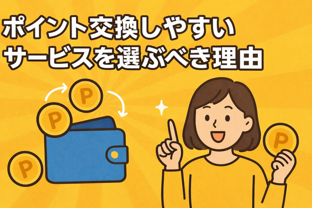 ポイント交換しやすいサービスを選ぶべき理由