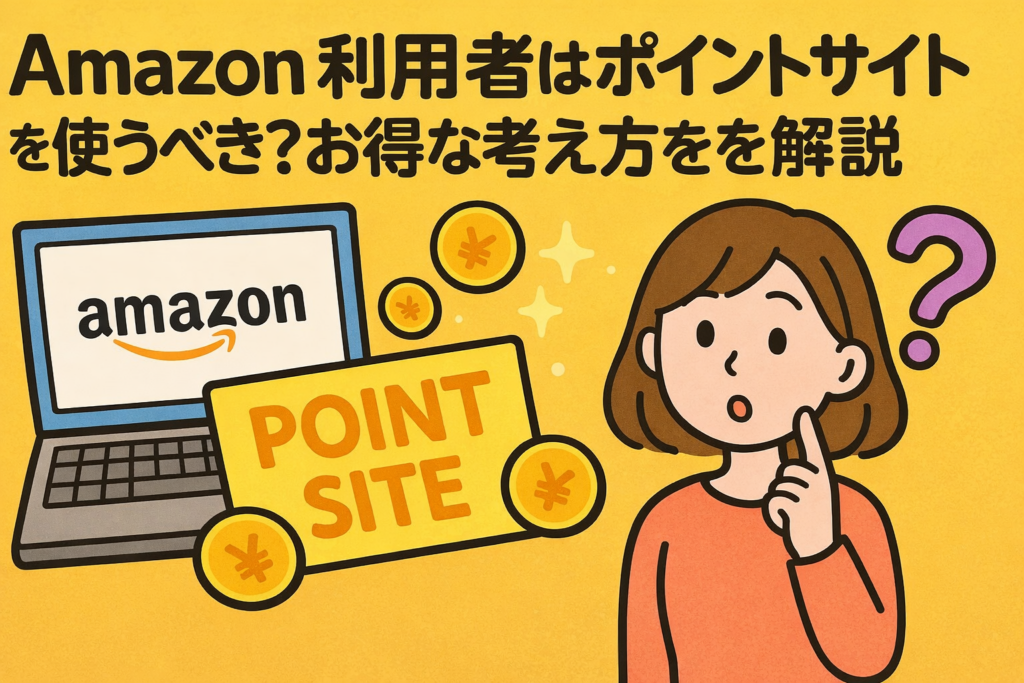 Amazon利用者はポイントサイトを使うべき？お得な考え方を解説