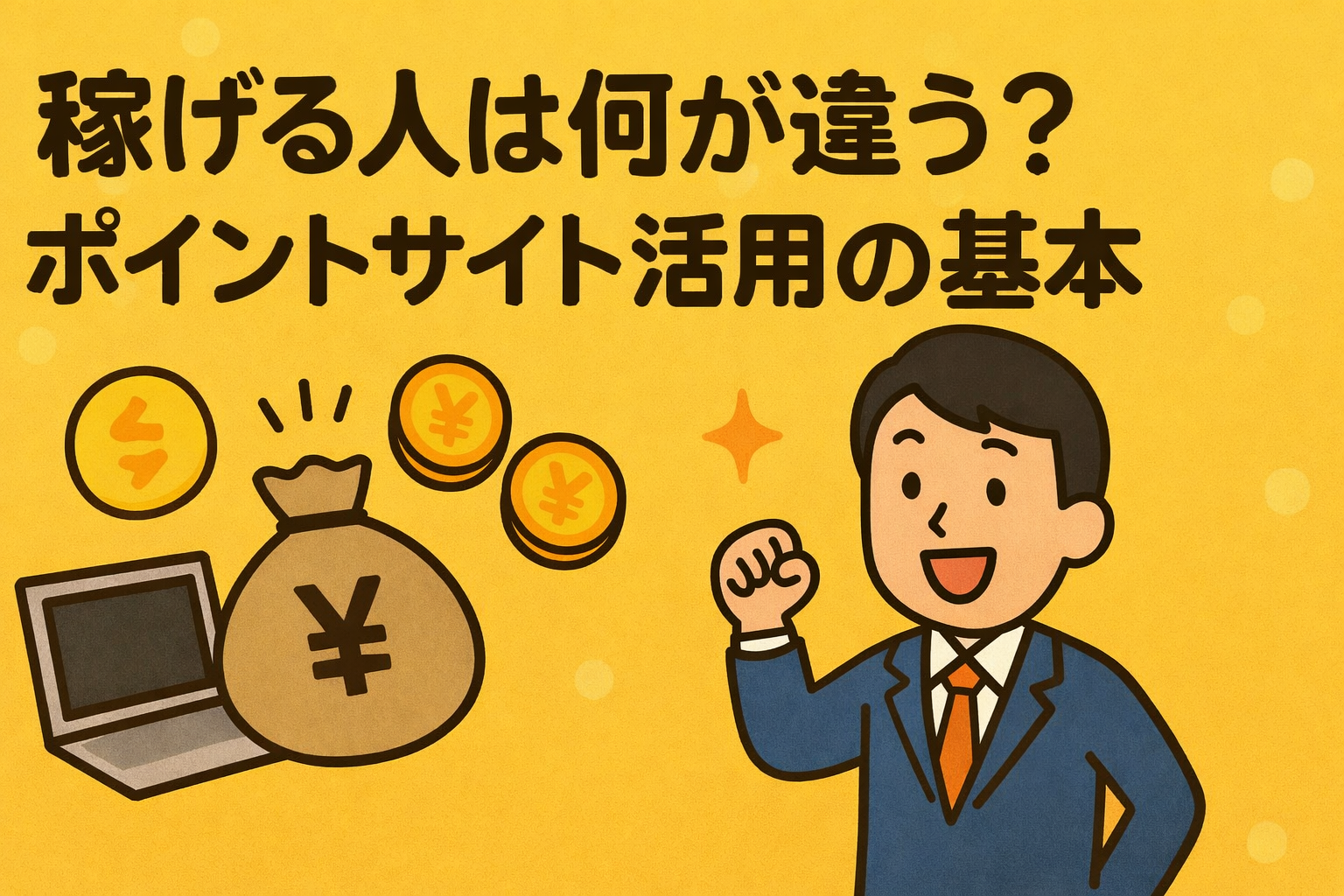 稼げる人は何が違う？ポイントサイト活用の基本