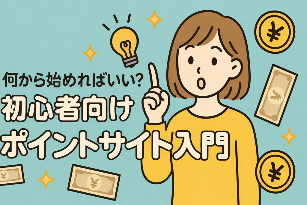 何から始めればいい?初心者向けポイントサイト入門