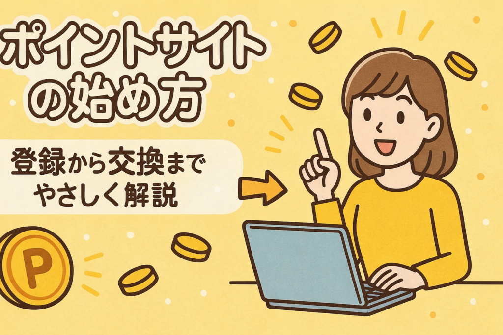 ポイントサイトの始め方｜登録から交換までやさしく解説