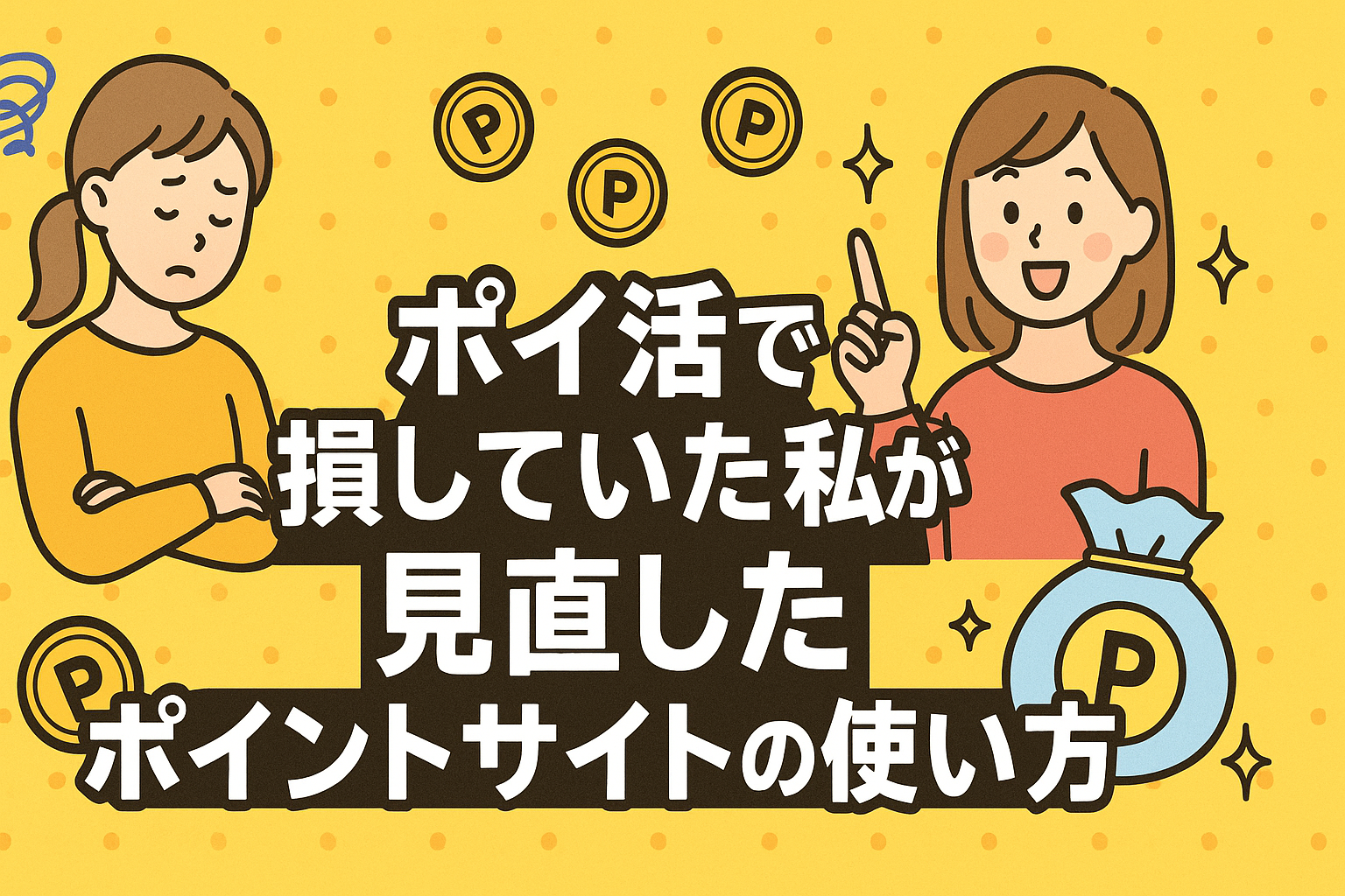 ポイ活で損していた私が見直したポイントサイトの使い方