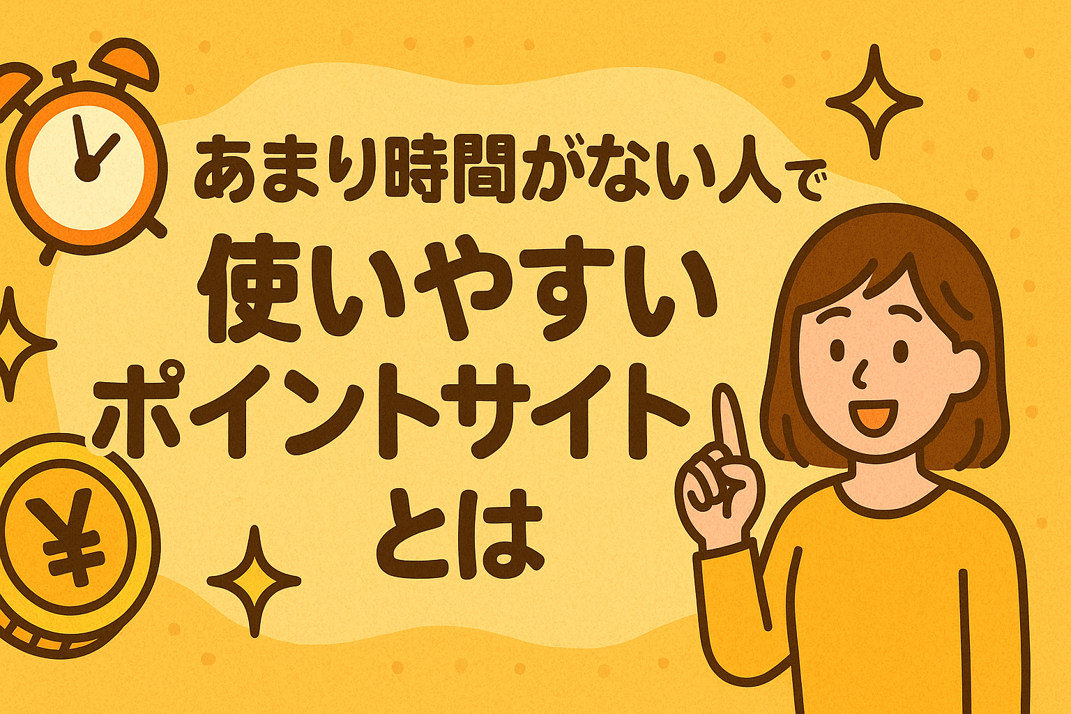 あまり時間がない人でも使いやすいポイントサイトとは