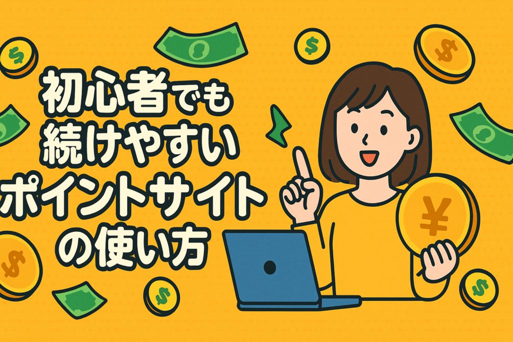 初心者でも続けやすいポイントサイトの使い方
