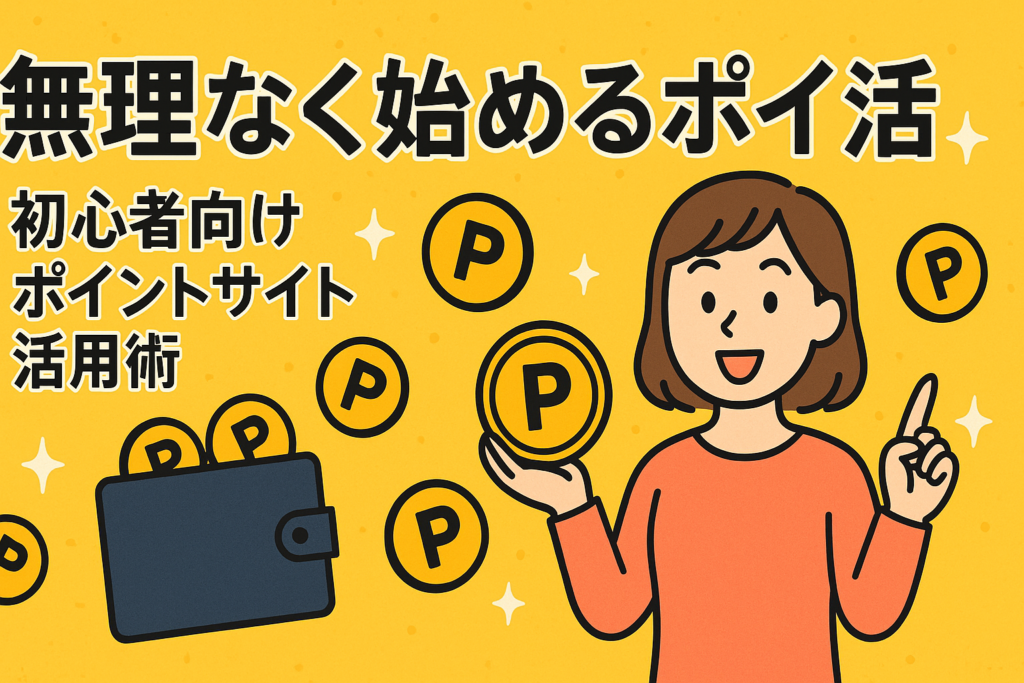 無理なく始めるポイ活|初心者向けポイントサイト活用術