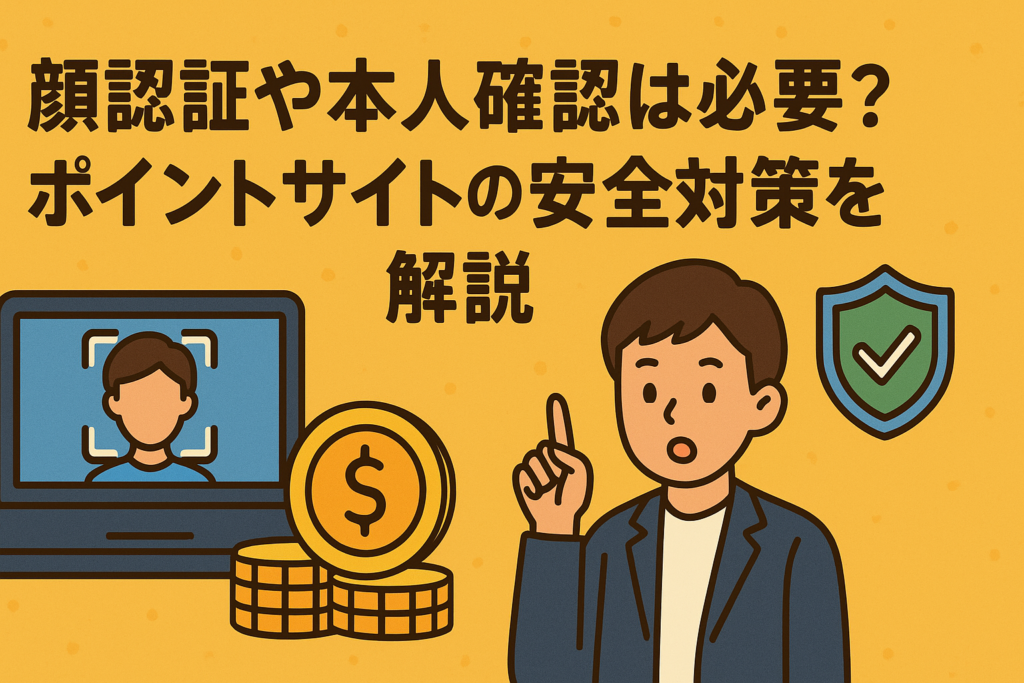 顔認証や本人確認は必要？ポイントサイトの安全対策を解説
