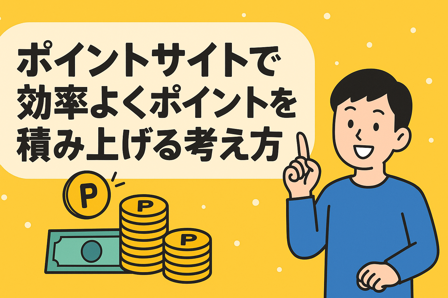 ポイントサイトで効率よくポイントを積み上げる考え方