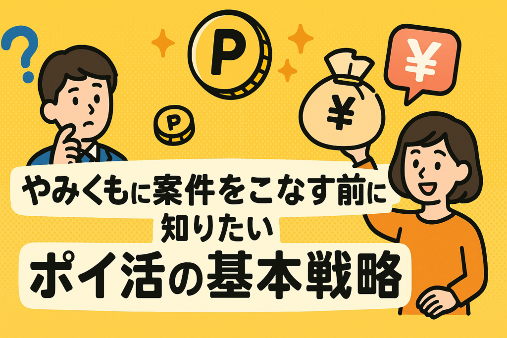 やみくもに案件をこなす前に知りたいポイ活の基本戦略
