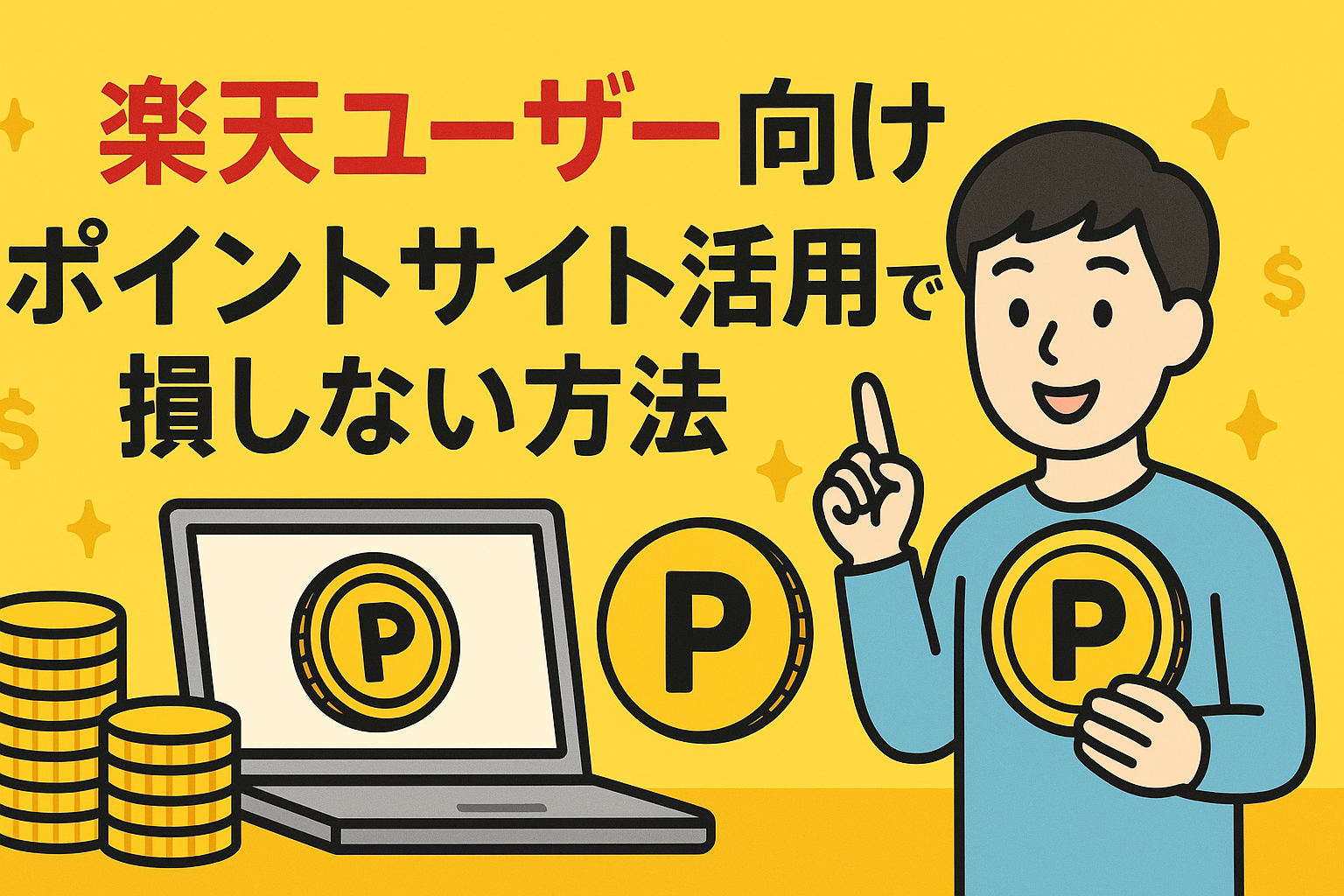 楽天ユーザー向け|ポイントサイト活用で損しない方法
