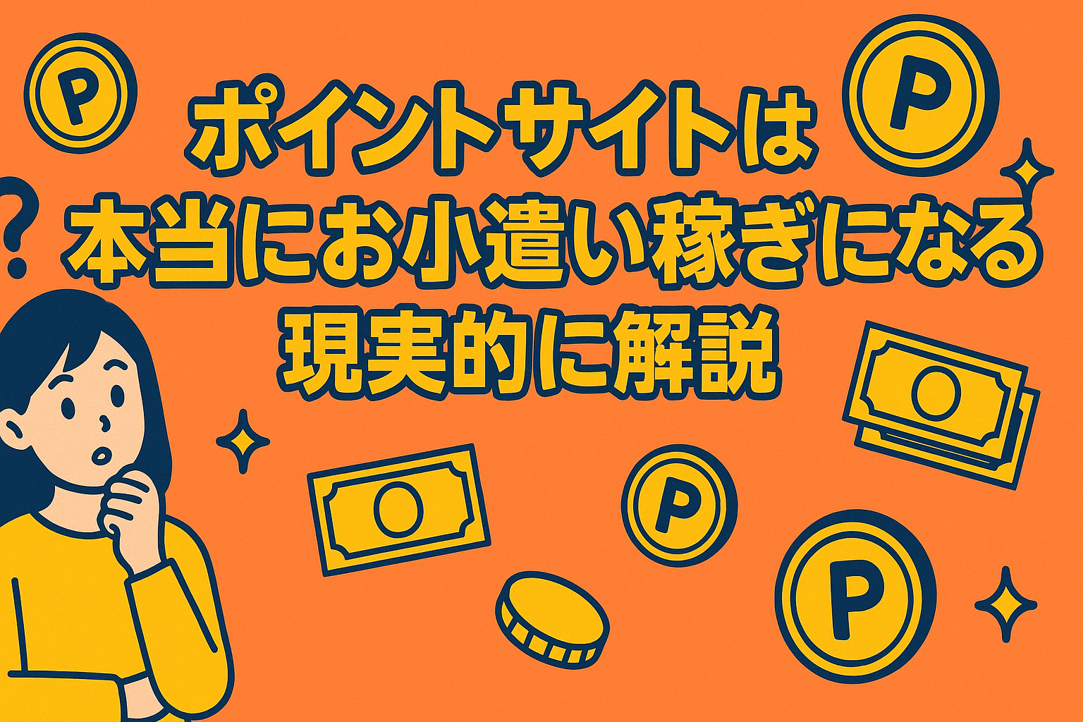 ポイントサイトは本当にお小遣い稼ぎになる?現実的に解説