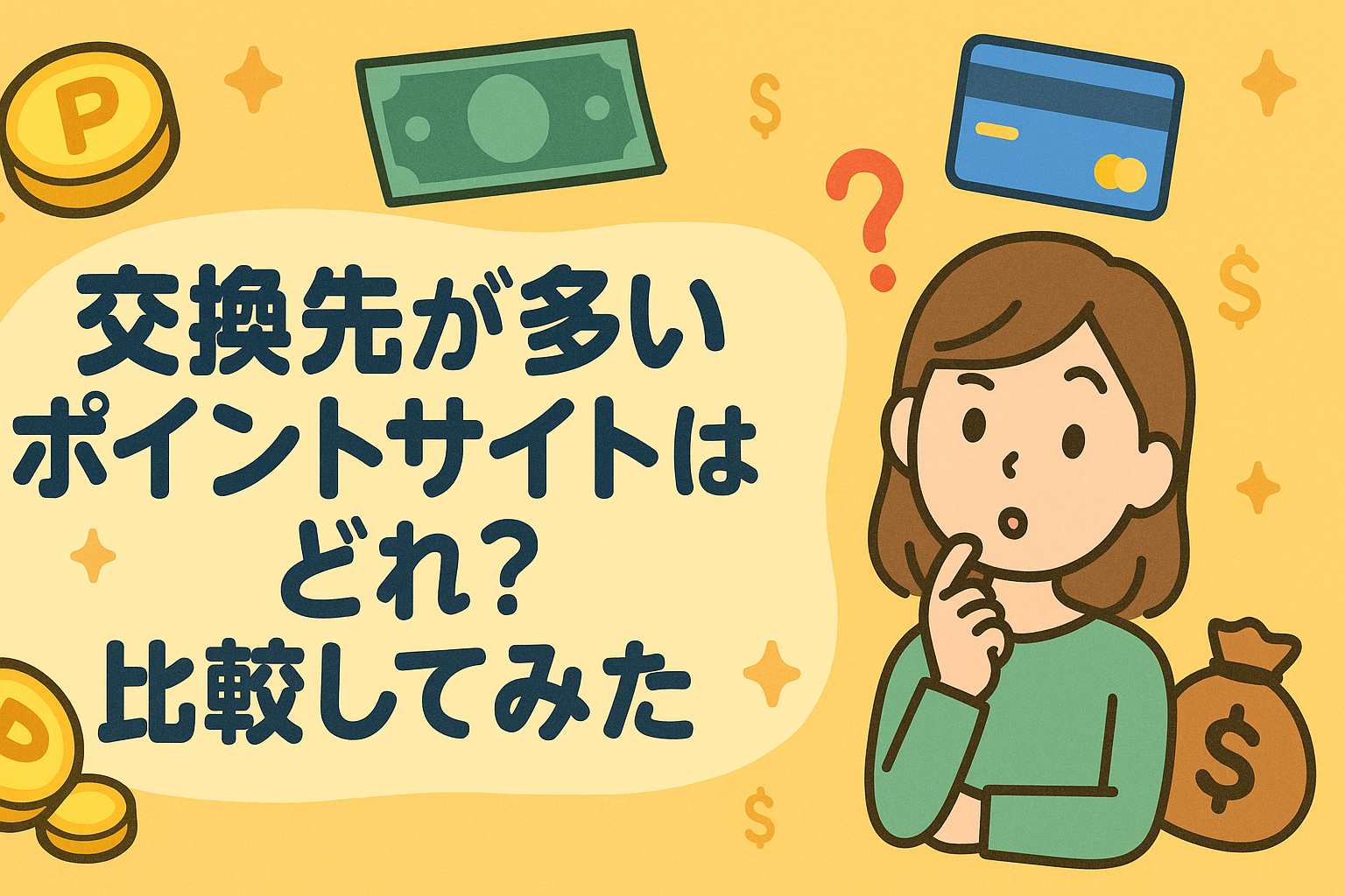 交換先が多いポイントサイトはどれ?比較してみた