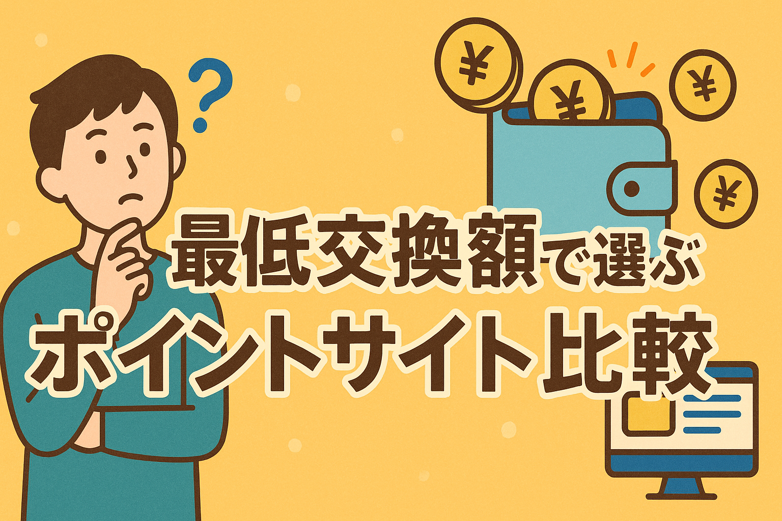 最低交換額で選ぶポイントサイト比較